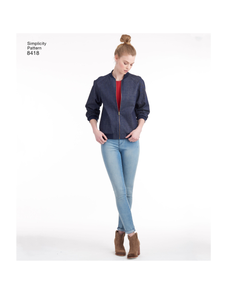 Patron Simplicity 8418.D5 - Blousons aviateur