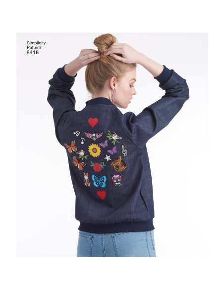 Patron Simplicity 8418.R5 - Blousons aviateur