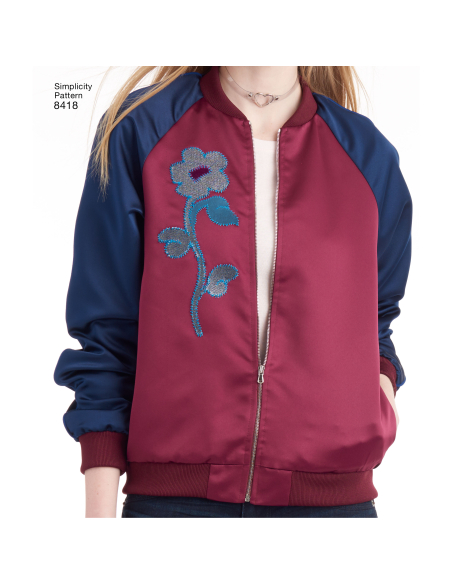 Patron Simplicity 8418.R5 - Blousons aviateur