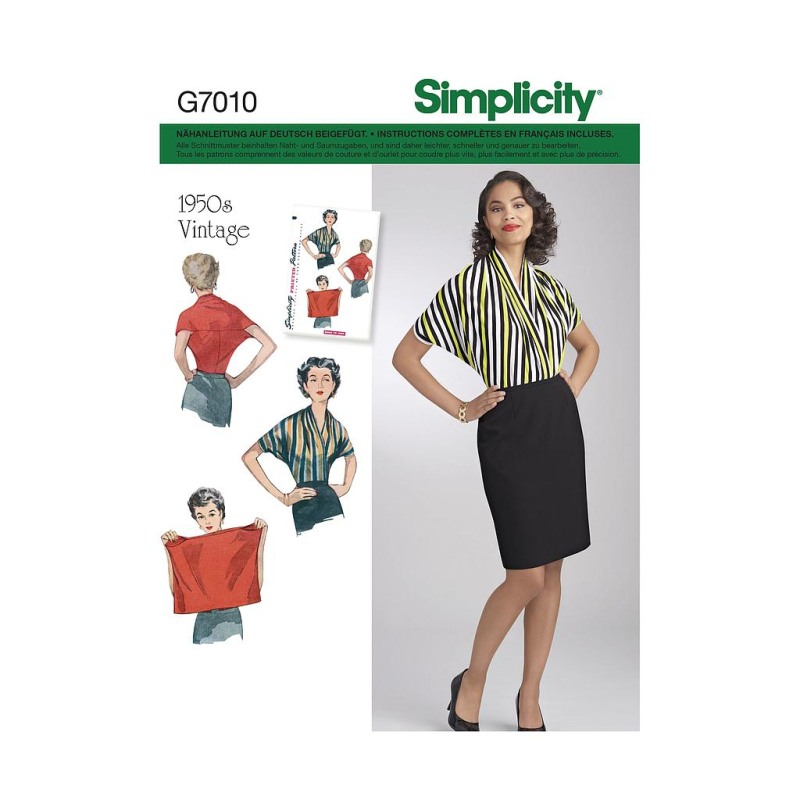 Patron Simplicity 8452.A - Blouse vintage