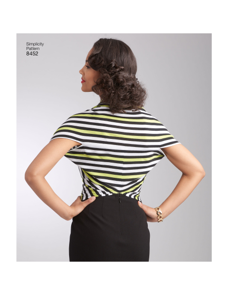 Patron Simplicity 8452.A - Blouse vintage