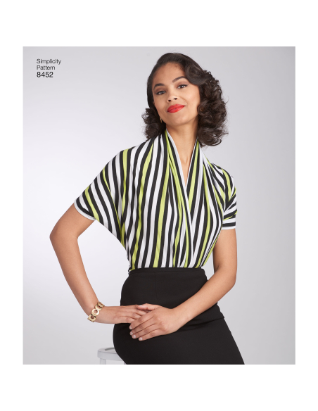 Patron Simplicity 8452.A - Blouse vintage