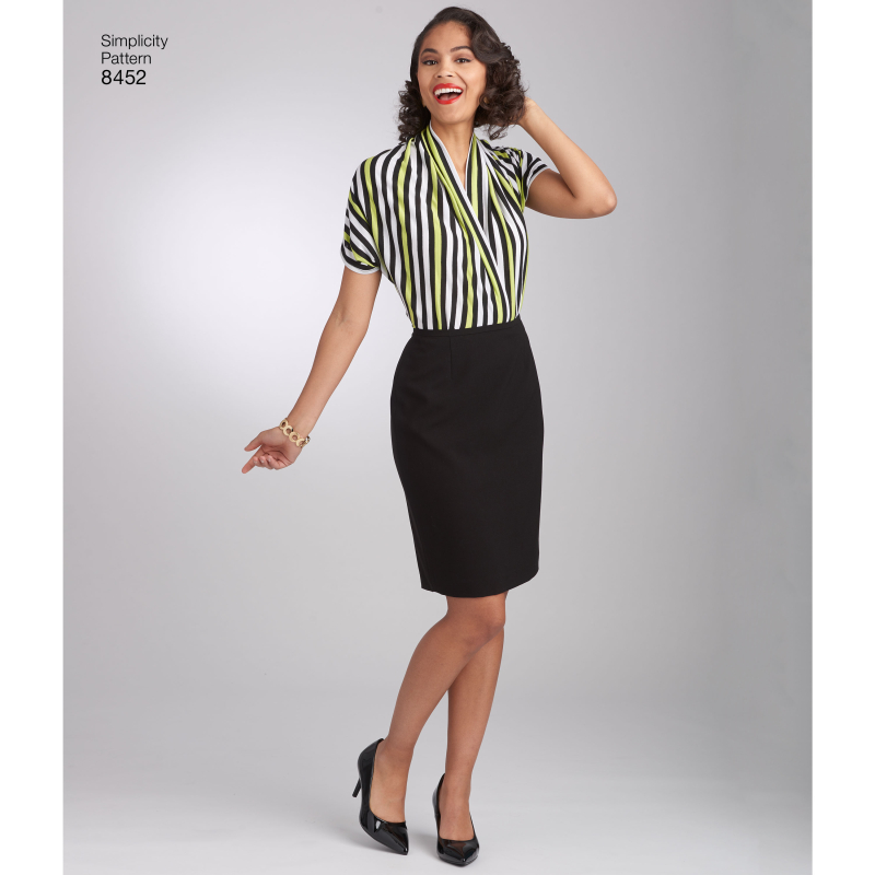 Patron Simplicity 8452.A - Blouse vintage