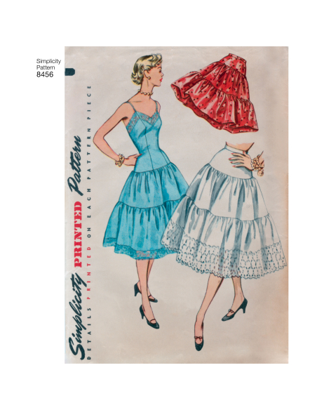 Patron Simplicity 8456.D5 - Robe et jupe vintage