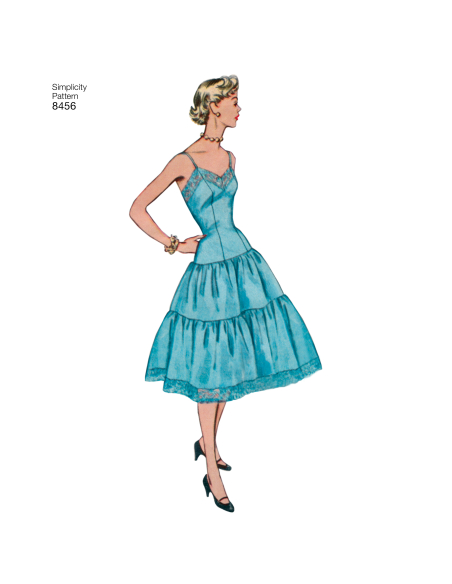 Patron Simplicity 8456.D5 - Robe et jupe vintage