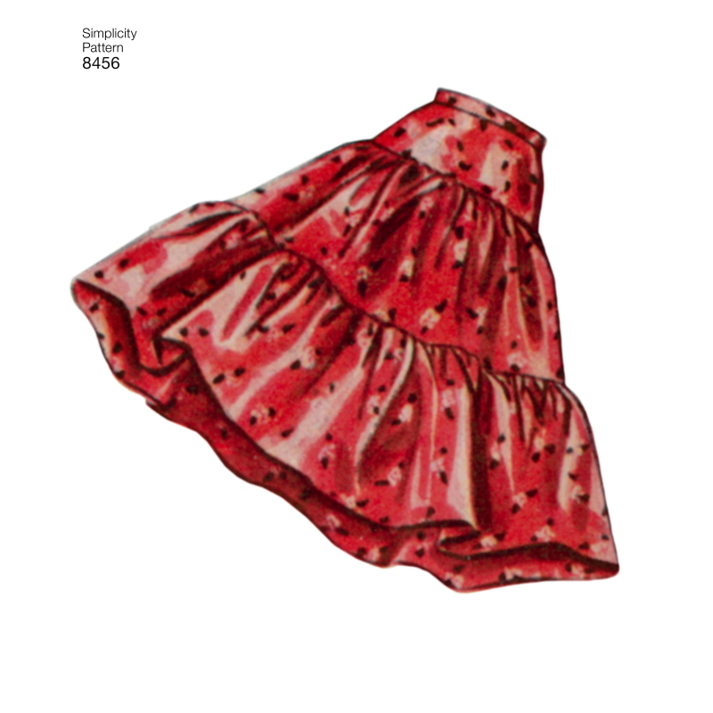 Patron Simplicity 8456.D5 - Robe et jupe vintage