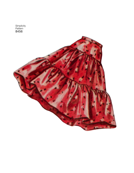 Patron Simplicity 8456.R5 - Robe et jupe vintage