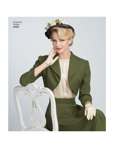 Patron Simplicity 8462.H5 - Ensemble vintage femme
