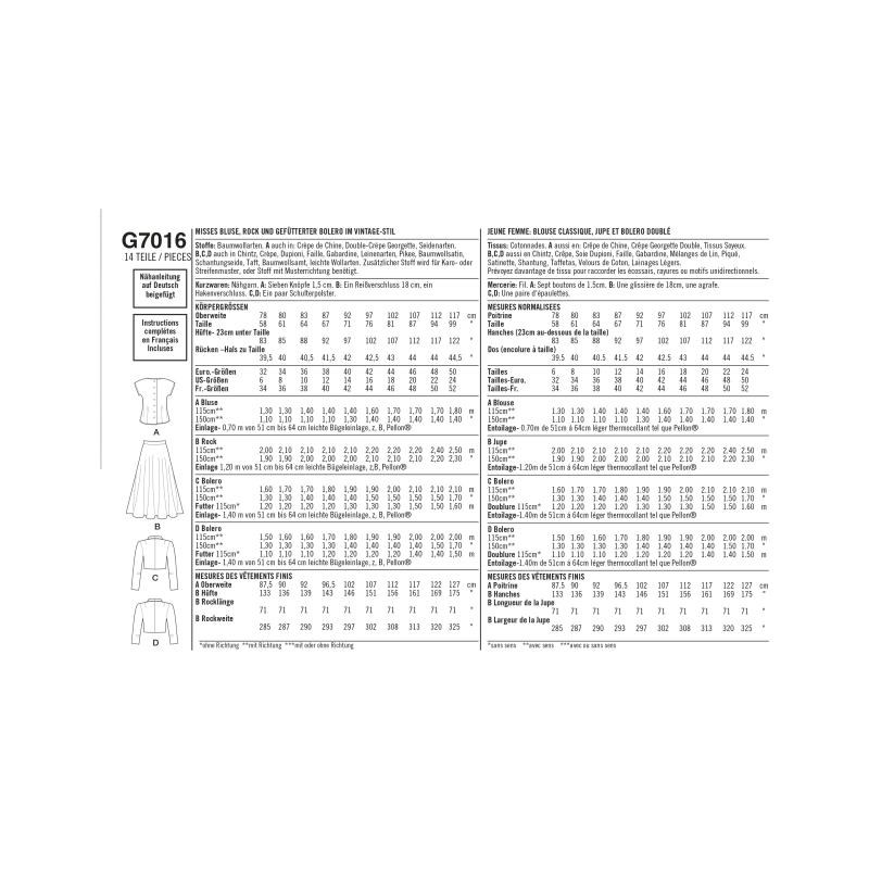 Patron Simplicity 8462.U5 - Ensemble vintage femme