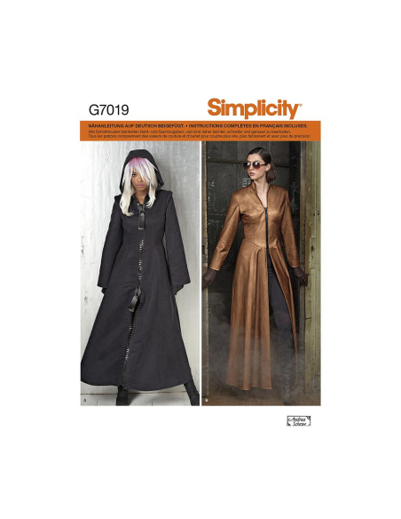 Patron Simplicity 8482.H5 - Costume femme