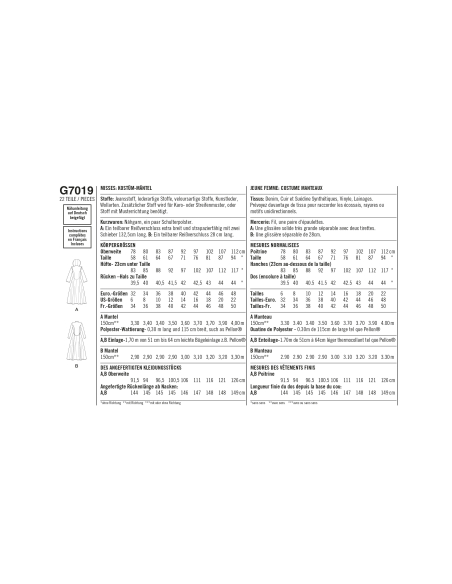 Patron Simplicity 8482.H5 - Costume femme