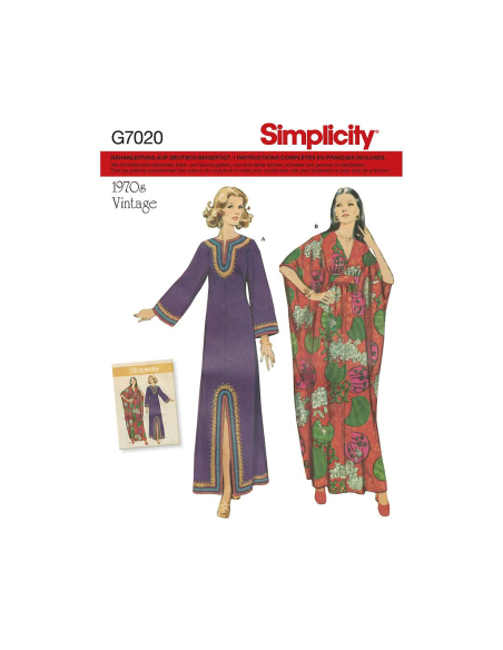Patron Simplicity 8505.A - Caftan vintage