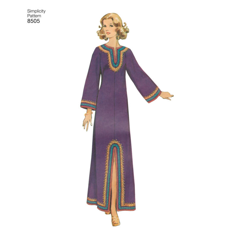 Patron Simplicity 8505.A - Caftan vintage