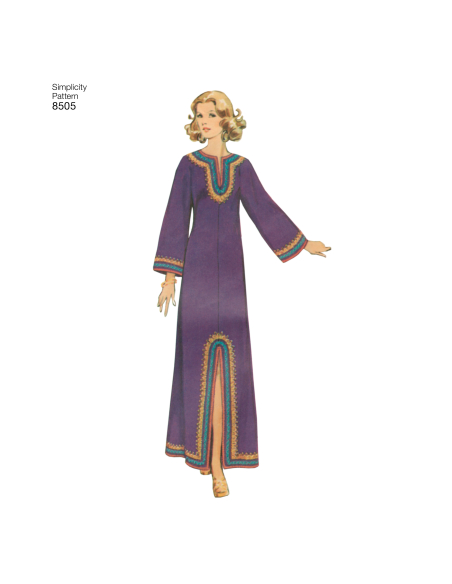 Patron Simplicity 8505.A - Caftan vintage
