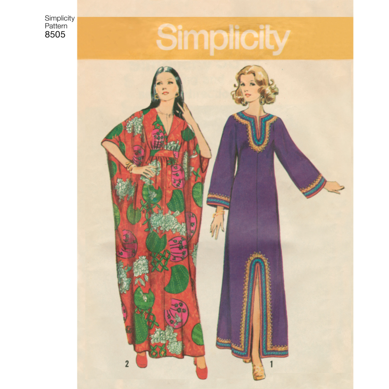 Patron Simplicity 8505.A - Caftan vintage