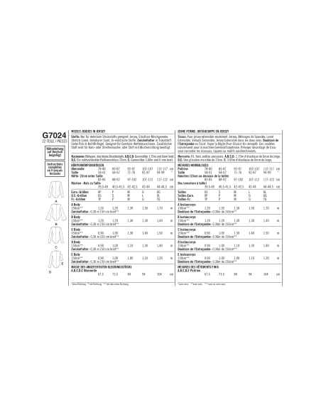 Patron Simplicity 8513.A - Justaucorps femme