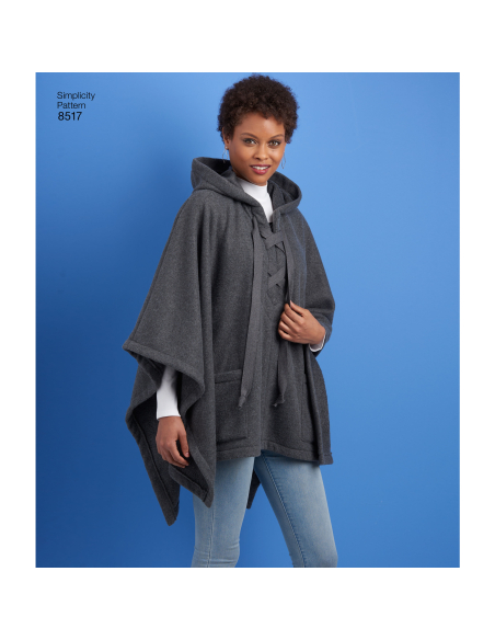 Patron Simplicity 8517.A - Poncho