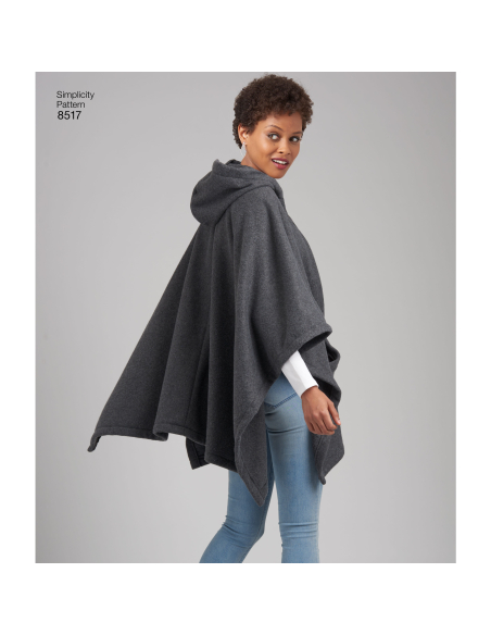 Patron Simplicity 8517.A - Poncho