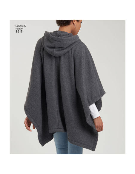 Patron Simplicity 8517.A - Poncho
