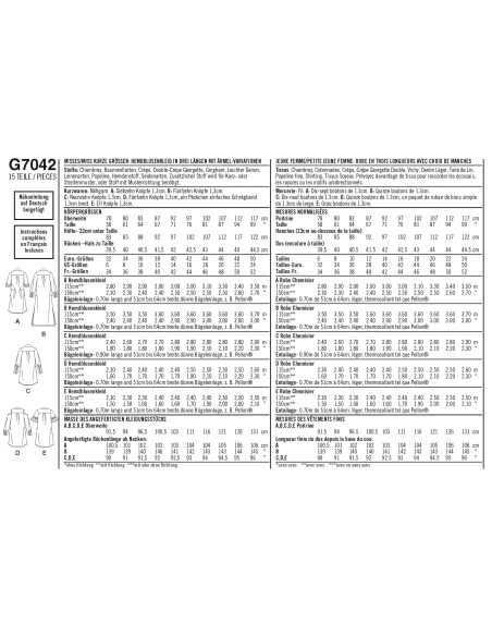 Patron Simplicity 8546.U5 - Chemisier et robe