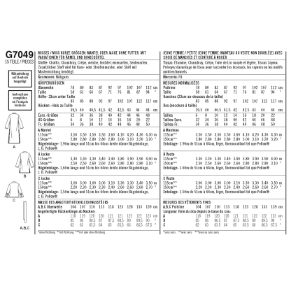 Patron Simplicity 8554.H5 - Veste pour femme 2