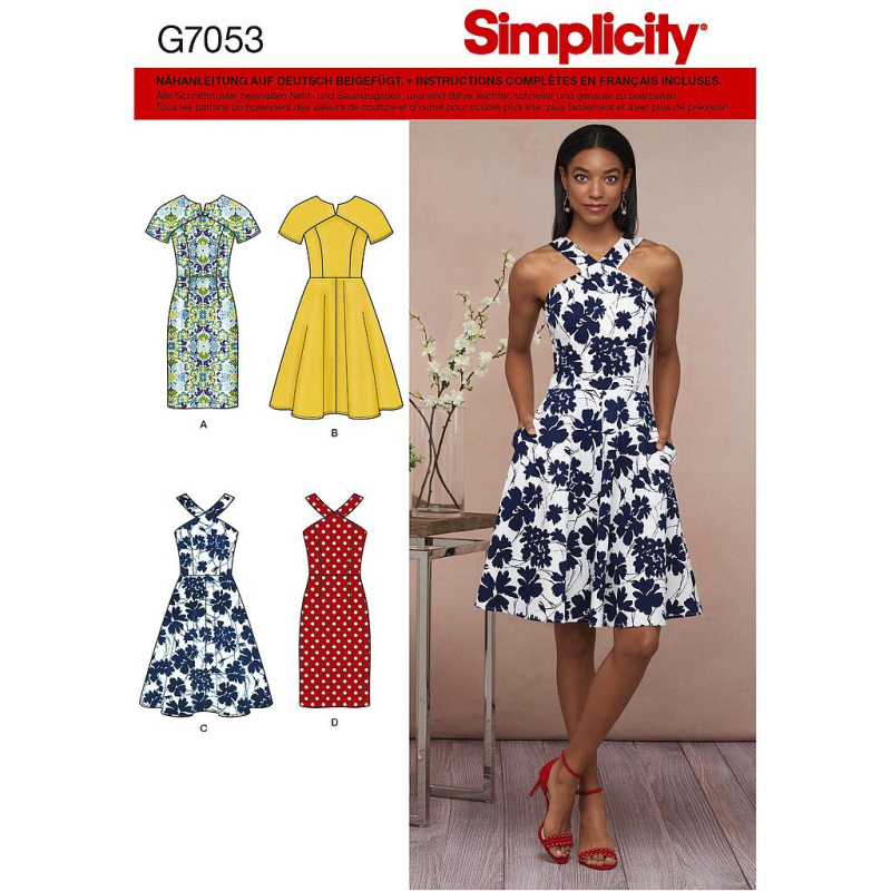 Patron Simplicity 8594.H5 - Robe pour femme