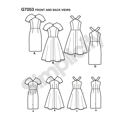 Patron Simplicity 8594.R5 - Robe pour femme 2