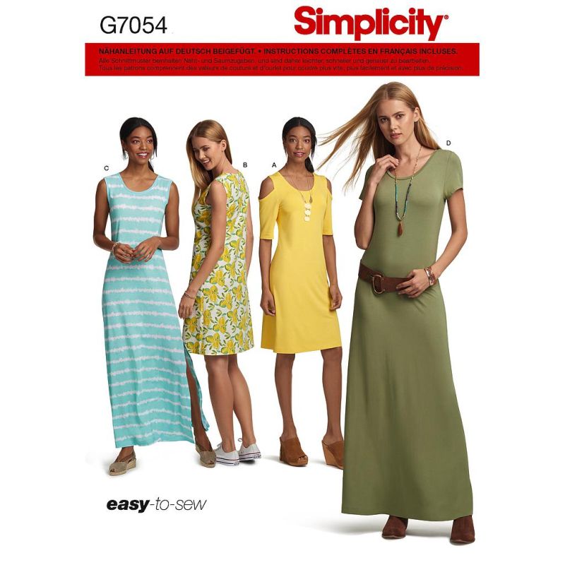 Patron Simplicity 8595.A - Robe pour femme