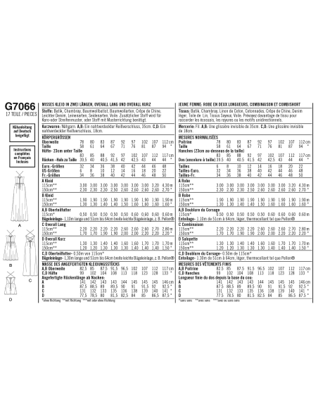 Patron Simplicity 8635.R5 - robe et combinaison