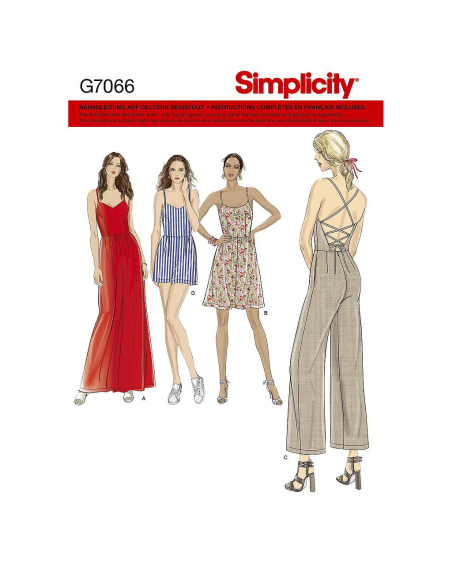 Patron Simplicity 8635.R5 - robe et combinaison