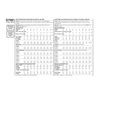 Patron Simplicity 8699.H5 - Jupes drapées à variation de longueurs pour femmes 2