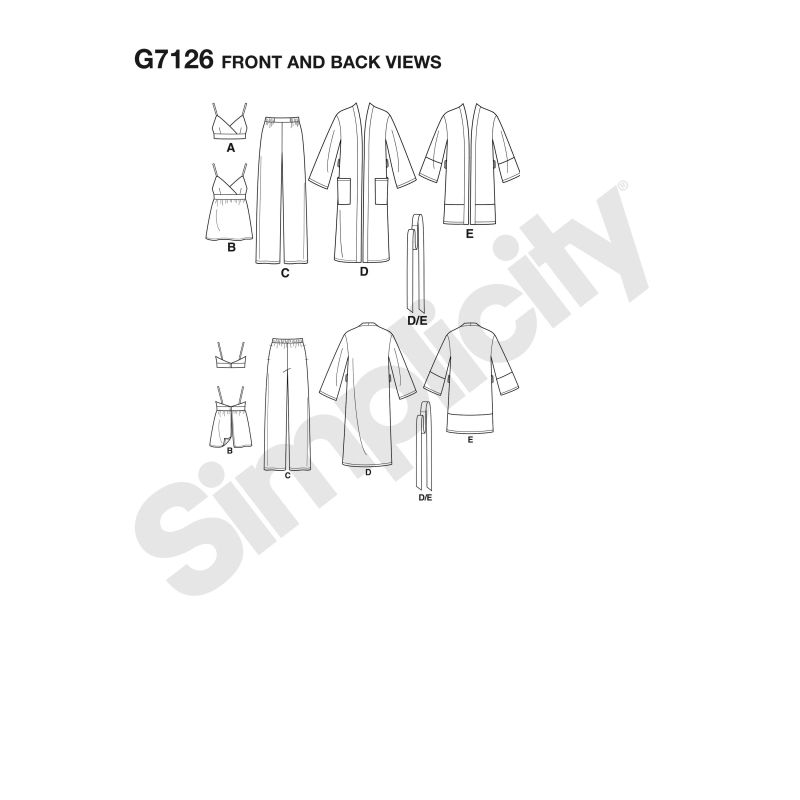 patron Simplicity 8800.A - Homewear