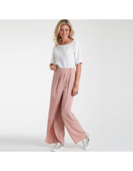 Patron Simplicity 9111.U5 - Pantalon femme portefeuille ou short & jupe