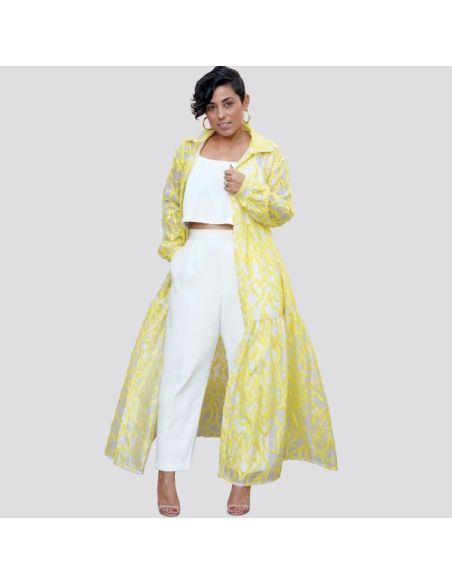 Patron Simplicity 9114.U5 - Ensemble femme Veste longue, pantalon & Top par Mimi G. style