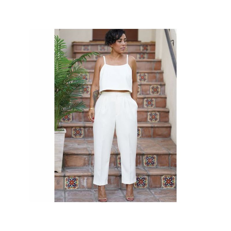 Patron Simplicity 9114.U5 - Ensemble femme Veste longue, pantalon & Top par Mimi G. style