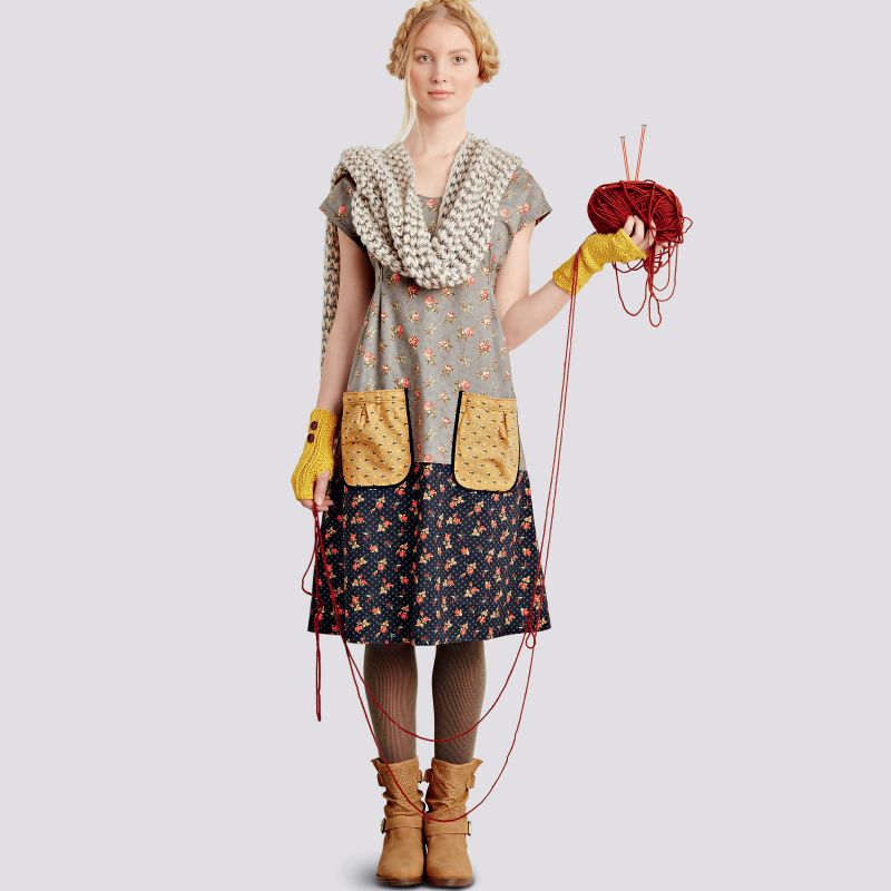 Patron Simplicity 9122.A - Tunique et robe femme 'granny chic'