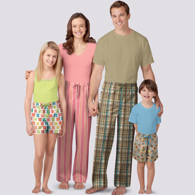 Patron Simplicity 9127.A - Pyjama pour toute la famille