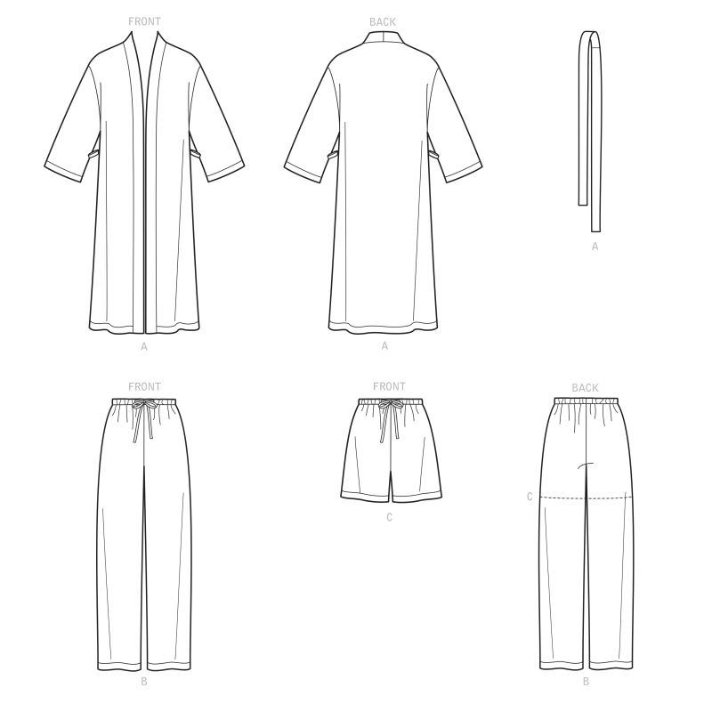 Patron Simplicity 9131.BB - Ensemble Tunique pantalon ou jupe femme