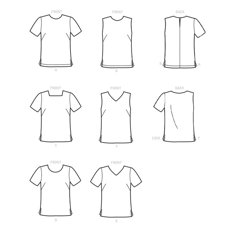 Patron Simplicity 9133.U5 - Blouse femme facile déclinable