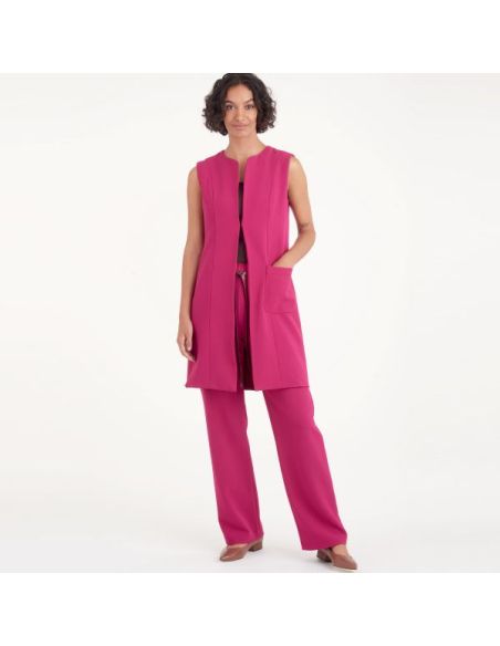 Patron Simplicity 9184.AA - Ensemble Veste sans manche et Pantalon droit