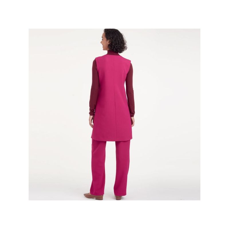 Patron Simplicity 9184.AA - Ensemble Veste sans manche et Pantalon droit