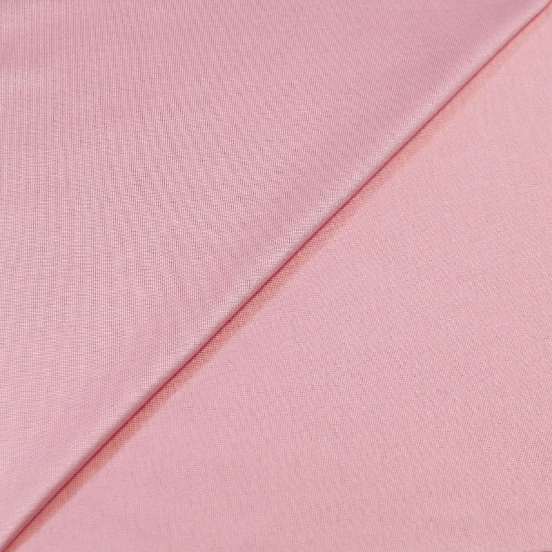 Jersey tubulaire 100% coton - Rose dragée