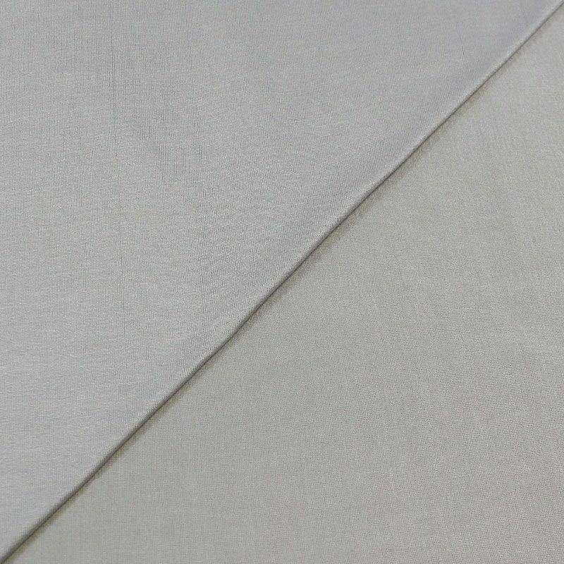 Jersey tubulaire 100% coton - Gris clair