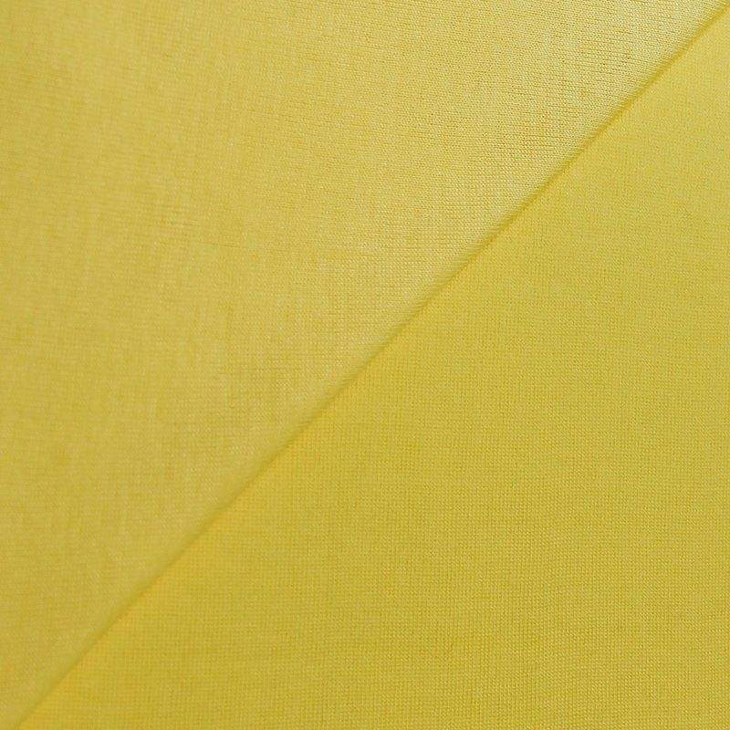 Jersey tubulaire 100% coton - Jaune poussin