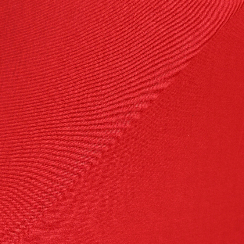 Jersey tubulaire 100% coton - Rouge