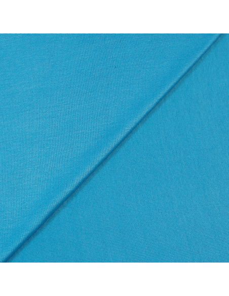 Jersey tubulaire 100% coton - Turquoise