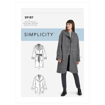 Patron Simplicity 9187.A - Ensemble Veste sans manche et Pantalon droit