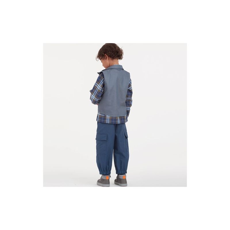 Patron Simplicity 9201.K5 - Ensemble Enfant Garçon, Veste, chemise et pantalon
