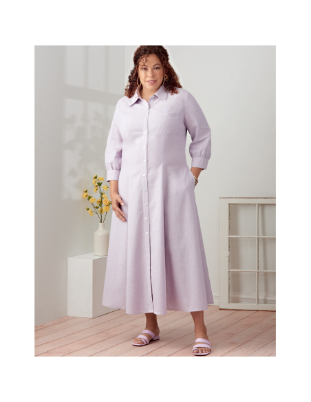 Patron Simplicity 9260.AA- Robe Chemisier