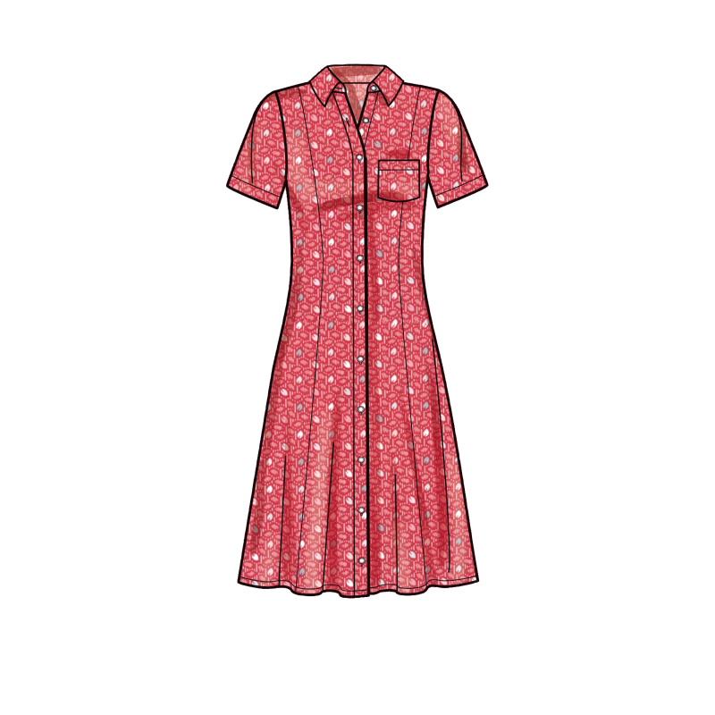 Patron Simplicity 9260.AA- Robe Chemisier